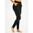thumbnail image 2 of DEVOPS 2 Pack Women's Yoga Jogger Pants with Side Pocket Sweatpants (X-Large, Black/White), 2 of 5