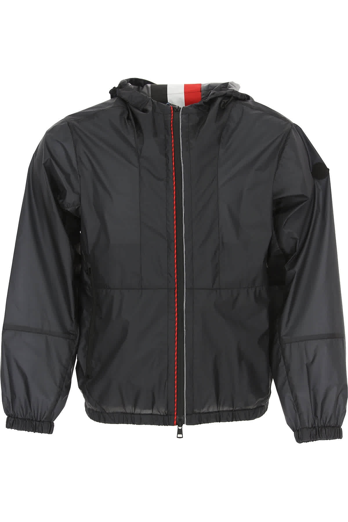 Moncler Moncler Black Lightweight Hooded Waterproof Windbreaker