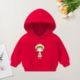 thumbnail image 2 of KPOPLK Princess Zip Up Hoodie to Big Kid Sizes (18 Months - 14-59)(5-6 Years,Red), 2 of 7