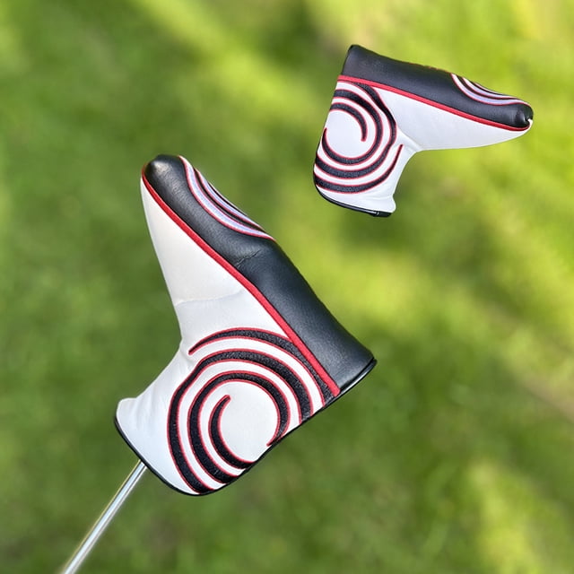 Odyssey-Style Putter Cover - Embroidered Mallet Head Protector, Blade Golf Club Cap with Secure Velcro Closure GEFQ-304