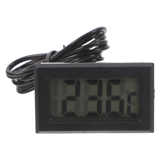KAKOWELY aquarium thermometer Digital Thermometer with Waterproof Probe for Aquarium Refrigerator Water Temperature Monitoring Precision LCD Display Measurement for Indoor and Outdoor Use