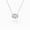 White Gold Plated, variant on Aone Jewelry 1.00 Ct Oval Moissanite Pendant Necklace for Women (EF-VS1) in 14K Gold Over 925 Sterling Silver with Silver Cable Chain Rose, White & Yellow Gold