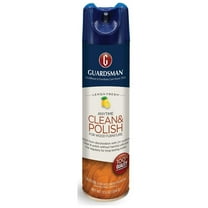 Guardsman 460300 Clean & Polish Wood Furniture Cleaner, Lemon Scent, Aerosol, 12.5 oz. - Quantity 1