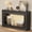 Black, variant on PLAMLE 55 Inch LED Console Table for Entryway, Narrow Sofa Table with Lights, 2-Tier Modern Hallway Table Behind Couch for Living Room, Foyer, Small Spaces