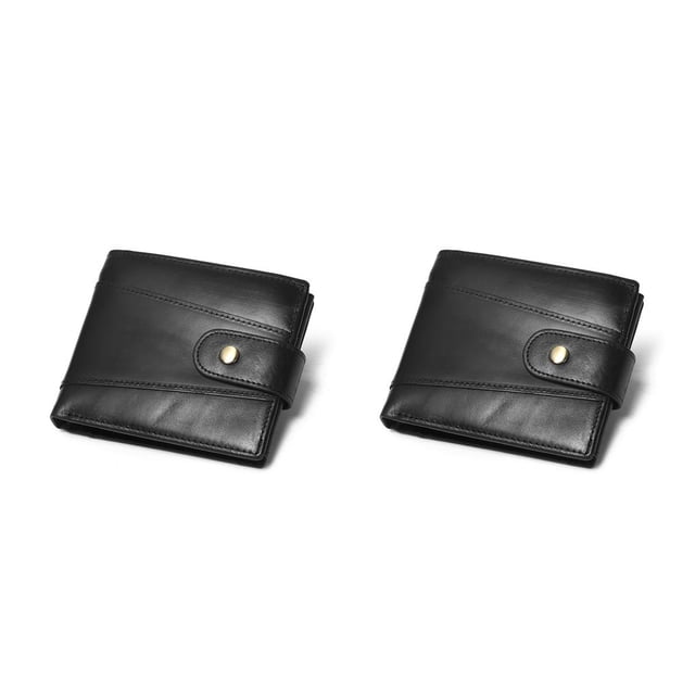 Qarigey Monedero Cartera de cuero de moda Tarjetero Bolsa de dinero en efectivo Cartera de licencia de conducir de múltiples capas Accesorio Type1 NO1