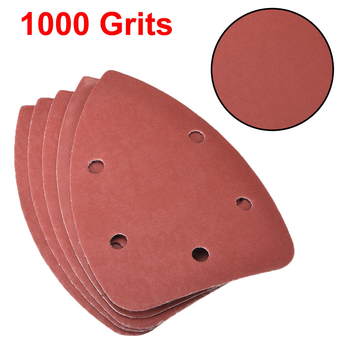 Mouse Detail Sander Sandpaper Pads Flocking Sanding Paper 1000 Grits