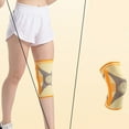 thumbnail image 4 of Elastic Knit Knee Sleeve Shockproof Patella Knee Brace with Spring Stabilizers for Basketball Running Cycling, 4 of 9