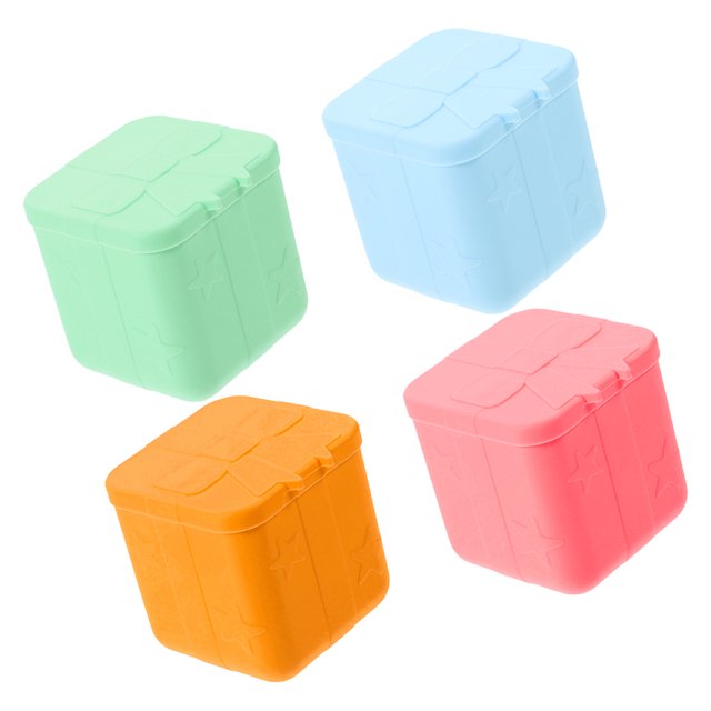 unbranded 4Ud Pequeños Contenedores Con De Silicona Para Salsas Y Aderezos En Casa O Trabajo
