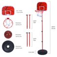 thumbnail image 4 of Fyydes Système de Basketball Réglable, Panneau de Panier de Basketball, Système de Support de Basketball Réglable en Hauteur, Kit de Panneau et Filet pour Enfants, 4 of 8