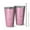 Pink Breast Cancer-2, variant on 16oz Tumblers Pink Breast Cancer Stainless Steel Vacuum Insulated Double Wall Travel Tumbler Cups Mug with Lid and Straw,Cleaning Brush for Coffee,Tea