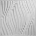thumbnail image 5 of Ekena Millwork 19 5/8"W x 19 5/8"H Billow EnduraWall Decorative 3D Wall Panel, White, (50-Pack for 133.73 Sq. Ft.), 5 of 12