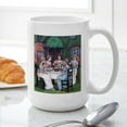 thumbnail image 6 of CafePress - Tea Party Mugs - 15 oz Ceramic Large White Novelty Mug, 6 of 6