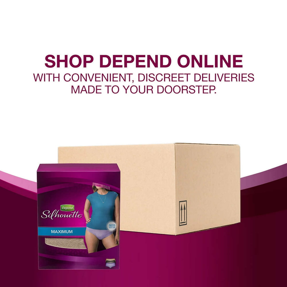 Depend Silhouette Maximum Small/Medium = 56count