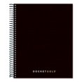 thumbnail image 2 of Docket Gold Planner, 1 Subject, Narrow Rule, Black Cover, 8.5 X 6.75, 70 Sheets | Bundle of 5 Each, 2 of 2