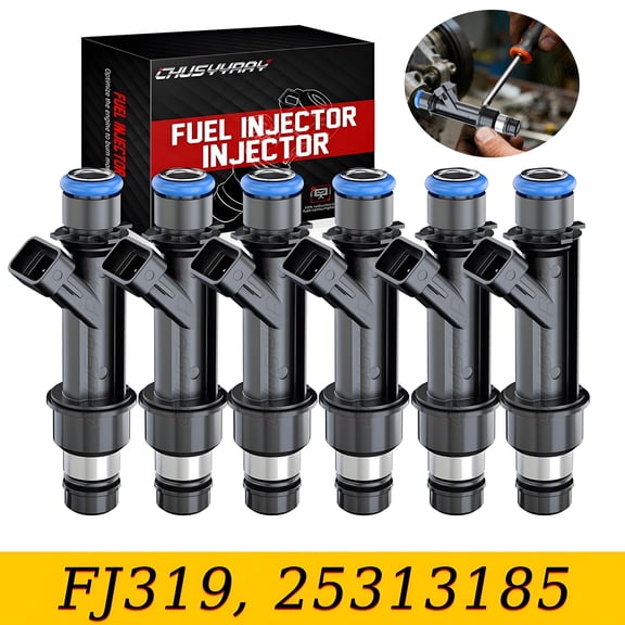 CHUSYYRAY FJ319 High Performance Fuel Injectors for Oldsmobile Bravada 4.2L L6 2002-2004 6Pcs