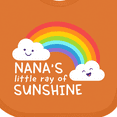 thumbnail image 4 of Inktastic Nana's Little Ray of Sunshine Boys or Girls Baby Bib, 4 of 4