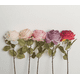 thumbnail image 2 of Xiao Hua 6 rosas artificiales con bordes adhesivos, flores falsas, flores artificiales para decoración de bodas, 2 of 5