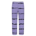 thumbnail image 4 of Miqool Mens Striped Pajama Sets Two Piece Long Sleeve Button Down Pj Sets Soft Sleepwear 2 Piece Lounge Set Nightwear with Pockets, 4 of 6