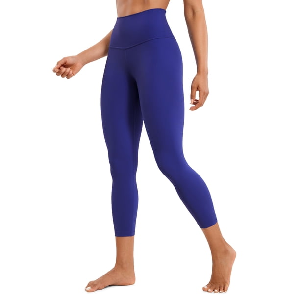 Pantalones CRZ YOGA Butterluxe Capri de Yoga de Cintura Alta 23" Azul L