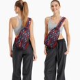 thumbnail image 6 of Crossbody Sling Backpack for Women Men Navy Ship Anchor Shoulder Sling Crossbody Casual Chest Bag for Travel Sports Running Hiking, 6 of 6