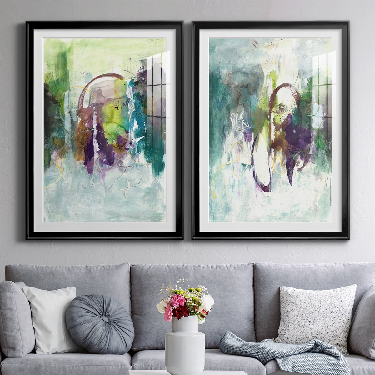 Wexford Home Moving On I Premium Framed Print, 26.5" x 36.5" - Ready to Hang, Black (Set of 2)