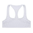 thumbnail image 6 of Aiihoo Mens Y Back Half Tank Top T-Shirts Gym Compression Muscle Vest Bodybuilding Undershirt White XXL, 6 of 7