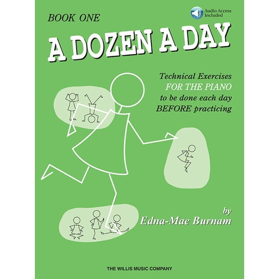 A Dozen a Day - Book 1 (Book/Online Audio), (Paperback)