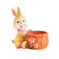 thumbnail image 1 of Yellow Yellow Resin Bunny Flower Pot Decor For Plants And Festive Home Accent, 1 of 6