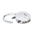 thumbnail image 4 of 2X Black Cat Cartoon Foldable Silver Tone Handbag Hook Antislip Rubber Base, 4 of 7