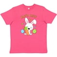 thumbnail image 3 of Inktastic Happy Easter Bunny with Eggs and Carrot Youth T-Shirt, 3 of 5