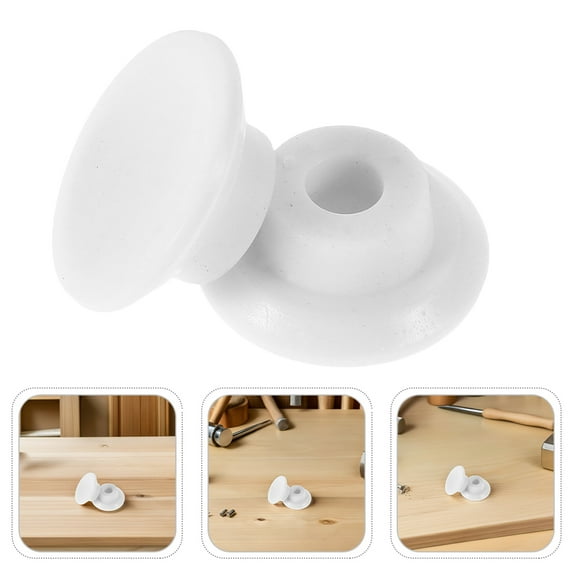 Foxnovo 5Pcs White Rubber Cooler Drain Plug Replacement Universal Refrigerator Hole Stopper
