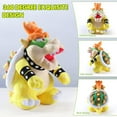 thumbnail image 3 of Jouet en Peluche Super Mario Bowser Koopa 10 Pouces, Jaune, 3 of 9