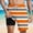 Orange, variant on Runfenguu Boxing Shorts, Summer Shorts Men'S Special Print Drawstring Waistband Beach Casual Pocket Trouser Shorts Pants Mens Linen Shorts