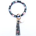 thumbnail image 1 of Fiudx Joyas Pulsera De Cuero Grande Navideña Con Borla, Llavero Redondo, Anillo, Joyería, 1 of 2