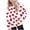 White, variant on Valentine Hoodies For Kids Long Sleeve Heart Print Pullover Tops Casual Loose Sweatshirts With Pocket (13 Years, Red-A)