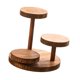 thumbnail image 3 of Wood Cake Stand Dessert Holder Versatile Step Ladder Countertop Shelf Tiered Stand Wooden Plant Stand for Bottles Jars Figure, 3 of 5