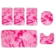 thumbnail image 2 of Mixed Color Bath Mats 6 Set Whole Room Bath Rugs 6 Pcs Toilet Mats Soft Water Absorption Non Slip Thick Washable Easy To Dry Dark, 2 of 7