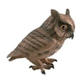 thumbnail image 4 of Realistic Owl Sculpture, Collection Playset, Small Owlfigures Toy for Home Decor Brown, 4 of 9