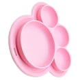 thumbnail image 1 of Advancent de cena para niños, alimentación de silicona, frutas, dividido, cuenco, forma de pata, vajilla de alimentación, juguete para Mostrada Rosado Advancent HA003350-01, 1 of 1