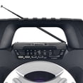 thumbnail image 5 of QFX Bluetooth Solar Flashlight and Solar Panel Portable Shortwave Radios , Black , R-45, 5 of 5