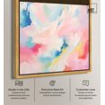 thumbnail image 2 of Cotton Candy Clouds II Canvas Colorful Spring Art by Art Remedy, Gold Frame, 24 x 24, 2 of 7