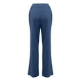 thumbnail image 4 of Sngxgn High Waist Leggings Full Length Soft Fabric(Blue,XXXL), 4 of 4