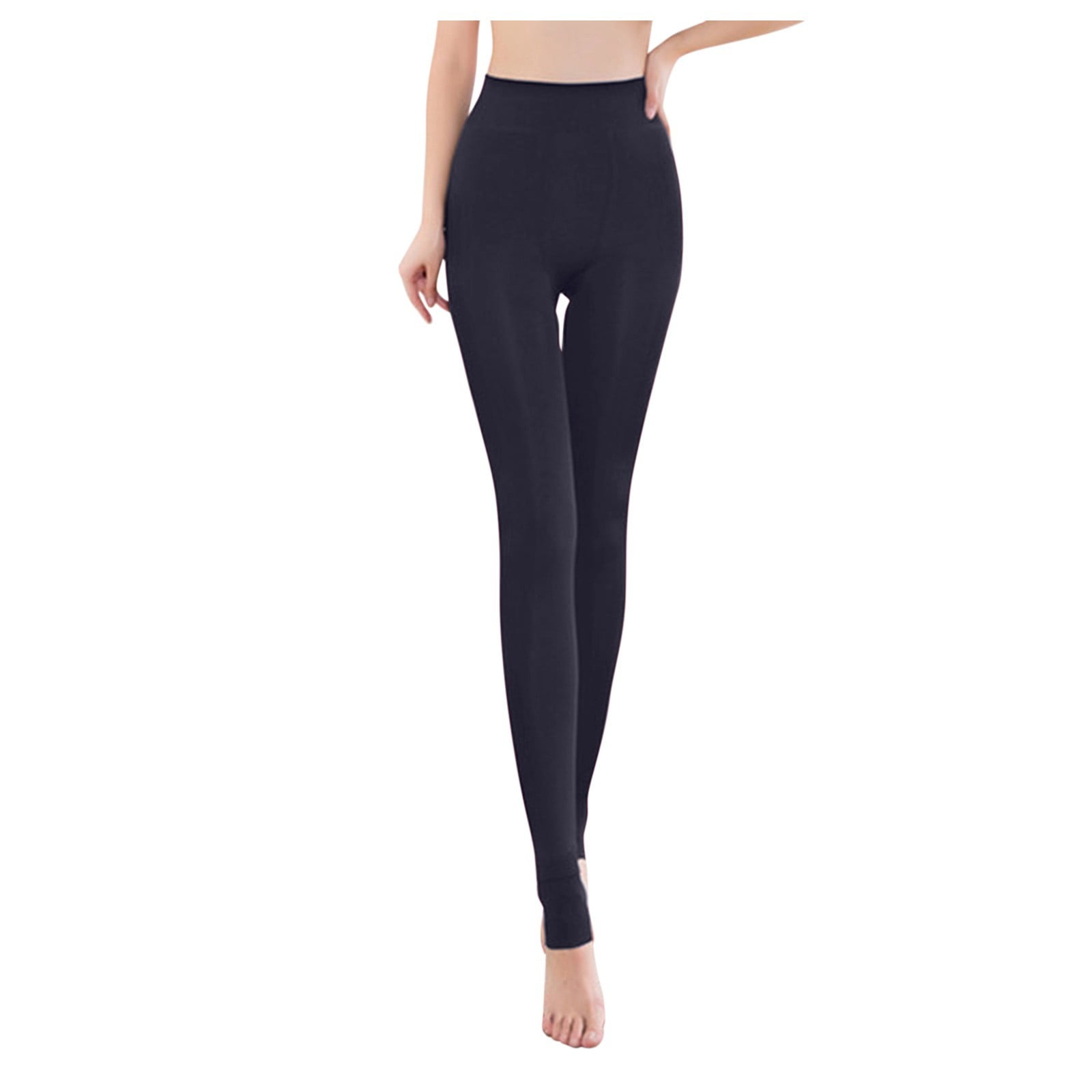 Leggings That Hide Cellulite Thickened Silken Mist Solid Color Seamless  Fleece Lined Maternity Business Pants for