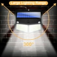 thumbnail image 5 of TSV Wall Solar Outdoor Light, 280 LED Motion Sensor Flood Security Light, Waterproof Decorative Light for Garden, 5 of 7