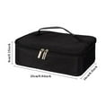 Small Insulated Lunch Portable Soft Bag Mini Double Zipper Cooler