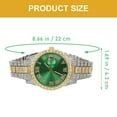 thumbnail image 2 of TABLZONE Men's Green Stainless Steel Watch with Accurate Movement, Adjustable Strap, Stylish Design Perfect for Giving, 2 of 5