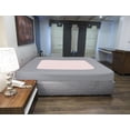 thumbnail image 5 of D.N.G. BEDDINGS 1 Piece Box Spring Cover - 100% Egyptian Cotton, 800 TC, Wrap Around 4 Sides Bed Skirt for Hotel & Home, Fits Box Springs up to 18 Inch - Twin, Stripe Silver Color, 5 of 8