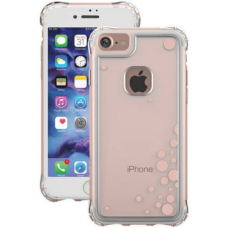 - Ballistic JE1738-B49N Apple iPhone 7 Jewel Essence Case, Dancing Bubbles, Rose Gold