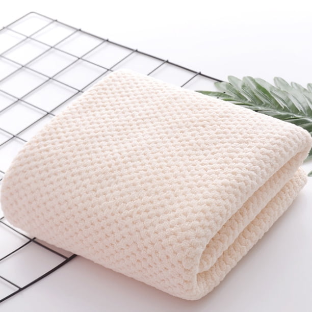Toalla de baño Toalla de baño de Terciopelo Coral Toalla de baño Absorbente Toalla de baño de Terciopelo Coral Absorción de Agua Toalla Corporal de baño Color Puro para ANGGREK Otros