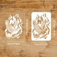 thumbnail image 3 of 1Pc Fire Pigeon Drawing Stencil Template 11.7x8.3inch for Painting on Wall Photo Album Paper, 3 of 9
